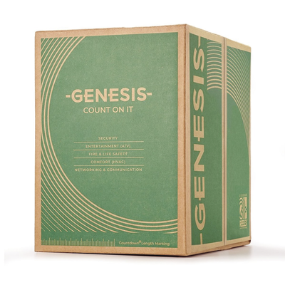 Bobina de 305 Metros / Alambre de Cobre / 2 x 16 AWG / Riser / Tipo FPLR, CL3R, C (UL) FT4 / Color Rojo / Para Aplicaciones en Sistemas de Detección de Incendio y Sistemas de Evacuación - Kompletum