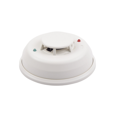 Detector Fotoelectrico de Humo de 4 Hilos con Relevador y Sensor de Temperatura, Serie i3 - Kompletum