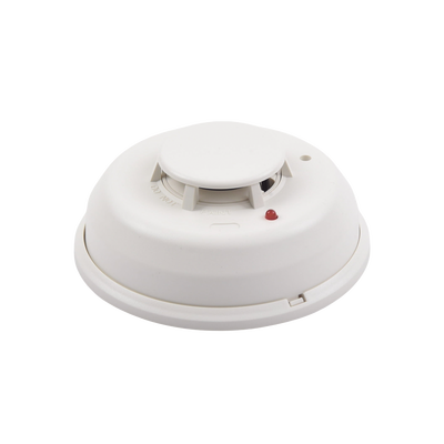 Detector Fotoelectrico de Humo de 4 Hilos con Relevador y Sensor de Temperatura, Serie i3 - Kompletum