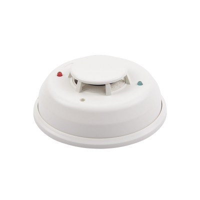 Detector Fotoelectrico de Humo de 4 Hilos con Relevador y Sensor de Temperatura, Serie i3 - Kompletum