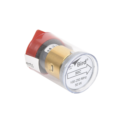 Elemento de 50 Watt en linea 7/8" para Wattmetro BIRD 43 en Rango de Frecuencia de 100 a 250 MHz. BIRD TECHNOLOGIES