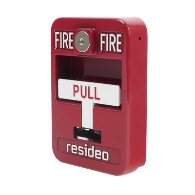 Estación de jalón convencional de acción simple color roja HONEYWELL HOME RESIDEO