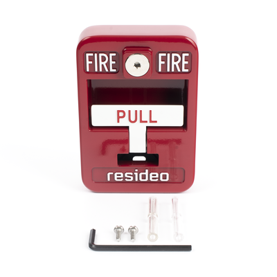 Estación de jalón convencional de acción simple color roja HONEYWELL HOME RESIDEO