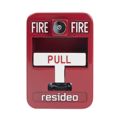 Estación de jalón convencional de acción simple color roja HONEYWELL HOME RESIDEO