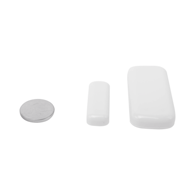 Contacto Magnetico Inalámbrico de Largo Alcance Super Estetico para Puertas y Ventanas  / Batería de Larga Duración 3-5 años - Kompletum