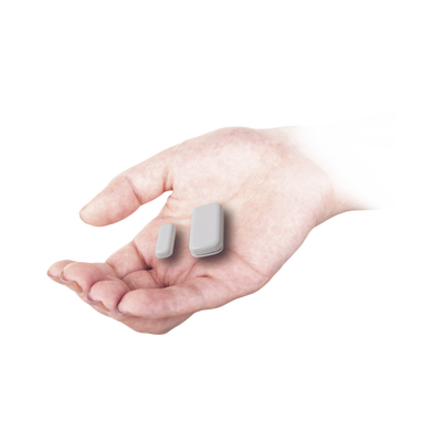 Contacto Magnetico Inalámbrico de Largo Alcance Super Estetico para Puertas y Ventanas  / Batería de Larga Duración 3-5 años - Kompletum