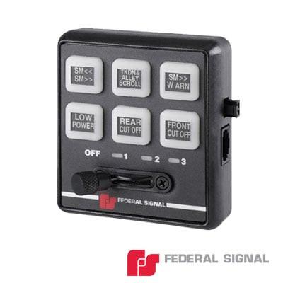 Controlador serial de 6 botones para barras de luces FEDERAL SIGNAL