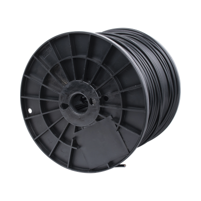 Bobina de 1000 ft ( 305 m ) Cat5e con gel para exterior, color Negro, para aplicaciones en sistemas de redes de datos y cableado estructurado.Uso intemperie. CONDUMEX