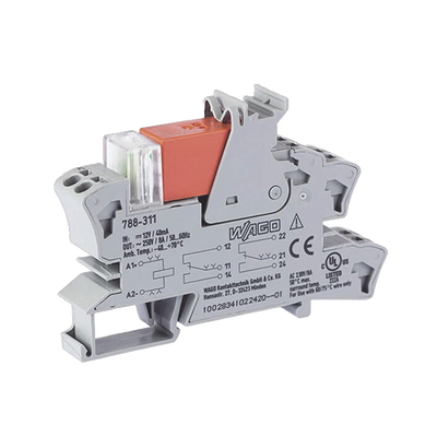 Relé tensión nominal de entrada: 12 vcc; corriente límite 8A - Kompletum