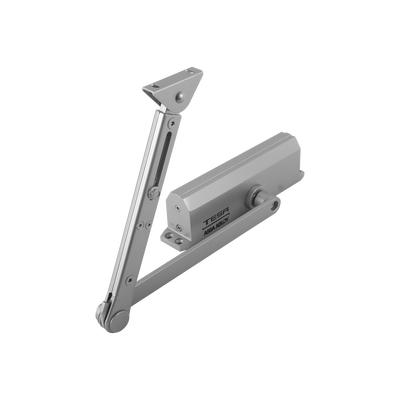 Cierrapuertas para Accesos de Alto Tráfico de Uso Rudo para puertas de hasta 150 Kgs - Kompletum