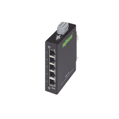 INDUSTRIAL ECO SWITCH 5 PUERTOS 1000 BASE-T NEGRO - Kompletum