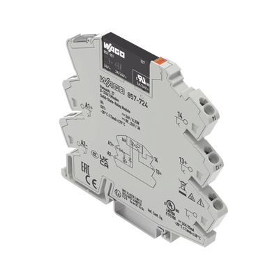 Relé estado sólido 24 vcc; rango de tensión de salida 0…24 vdc corriente permanente limite 3A - Kompletum
