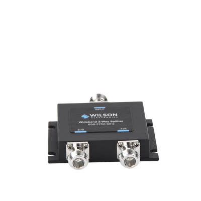 Divisor de potencia (Splitter) de dos vías para 700-2700 MHz. WILSONPRO / WEBOOST