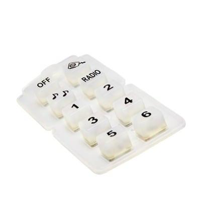 Botonera de silicón para micrófono 821-6060 de sirena 202-0141AH FEDERAL SIGNAL