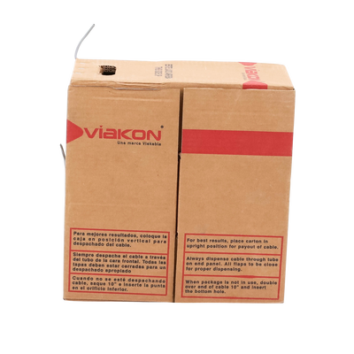 Bobina de 305 Metros / Cable de Cobre / 4 X 18 AWG / Tipo Alarmas UL / Para Interior / Color Gris / Para Aplicaciones de Alarmas de Intrusión / Interfonos / TV Porteros / y Multi-Propósito / Hecho en México - Kompletum