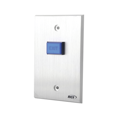 Botón de Salida/ Placa Aluminio REFORZADO / NO & NC / UL/2 Años Garantia RCI - DORMAKABA