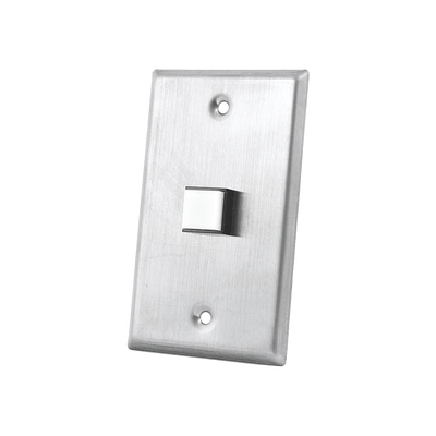 Botón con Placa de Acero Inoxidable, Normalmente Abierto y Cerrado, Certificado UL RCI - DORMAKABA