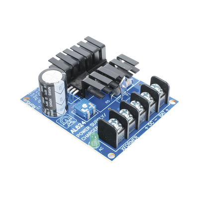 6 o 12 o 24 Vcc @ 1.2  A o 0.75 A / fuente tipo tarjeta / 1 salida / requiere transformador de entrada / capacidad de respaldo / Batería no incluida. ALTRONIX