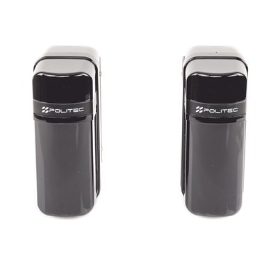 Detector Fotoeléctrico (A baterías) / 0 Falsas Alarmas / Alcance de 60m de Exterior y  350m en interior / Fácil Alineación / Compatible con cualquier panel de alarma - Kompletum