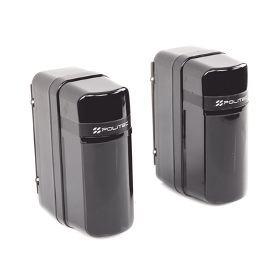 Detector Fotoeléctrico (A baterías) / 0 Falsas Alarmas / Alcance de 60m de Exterior y  350m en interior / Fácil Alineación / Compatible con cualquier panel de alarma - Kompletum