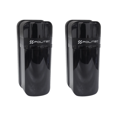 Detector Fotoeléctrico (A baterías) / 0 Falsas Alarmas / Alcance de 60m de Exterior y  350m en interior / Fácil Alineación / Compatible con cualquier panel de alarma - Kompletum