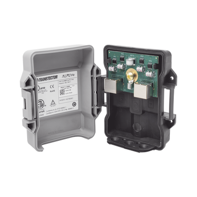 Protector PoE Contra Descargas Atmosféricas Ideal Para Enlaces Inalambricos Gigabit y Cámaras IP Con Tecnología Híbrida SASD y Tubo Descarga De Gas - Kompletum