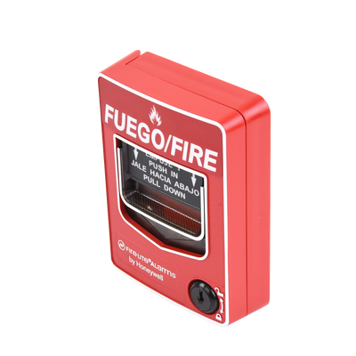 Estación Manual de Emergencia â”‚ Doble Acción, Convencional con Mensaje en Español - Kompletum