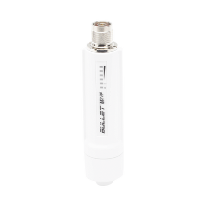 Radio airMAX Bullet-M2HP, hasta 100 Mbps, frecuencia de 2 GHz (2412 - 2472 GHz), No incluye adaptador PoE UBIQUITI