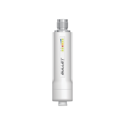 Radio airMAX Bullet-M2HP, hasta 100 Mbps, frecuencia de 2 GHz (2412 - 2472 GHz), No incluye adaptador PoE UBIQUITI
