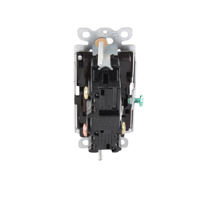 Interruptor Claro, 3 Hilos, 15A, Color Blanco - Kompletum