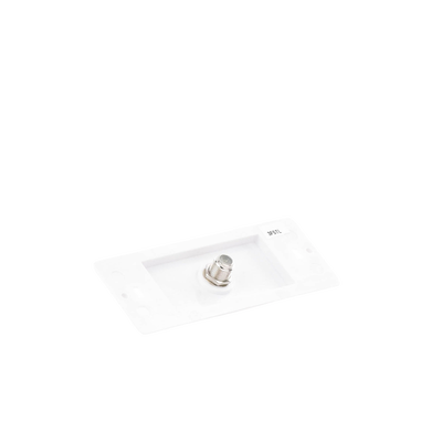 Adaptador de cable coaxial, de pared para cable de TV. - Kompletum