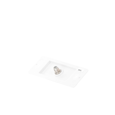 Adaptador de cable coaxial, de pared para cable de TV. - Kompletum