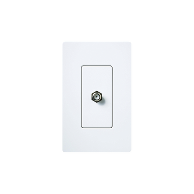 Adaptador de cable coaxial, de pared para cable de TV. - Kompletum