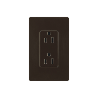 TOMACORRIENTE 120V/15A COLOR CAFE - Kompletum