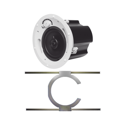KIT de Bocina de Techo TruAudio de 6.5in CL70V6UL con Soporte de Acero Rígido para Techos Suspendidos - Kompletum