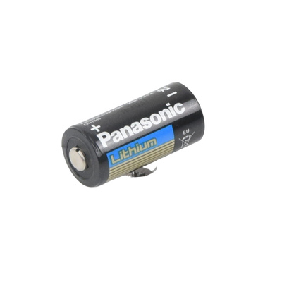 Batería de litio PANASONIC / 3 Vcc /1,550 mAh / Aplicación en transmisores de alarma inalámbricos PANASONIC