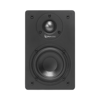 Altavoz de Estantería | Woofer  de 4'' | Tweeter de 1 | Acabado negro mate | 40 watts | 8ohms - Kompletum