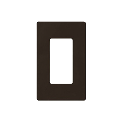 Placa de pared color café,  para un Control Remoto PICO, switch o atenuador. - Kompletum