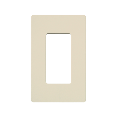 Tapa Color Light Almond para interruptor o dimmer Lutron, 1 gang, limpio y moderno - Kompletum