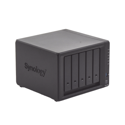 Servidor NAS de 5 Bahías (Expandible a 15 Bahías) / Hasta 270 TB / 8 GB RAM / Servicio Nube Gratis (P2P) / Administración Remota y Respaldo Programado - Kompletum