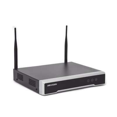NVR 4 Megapixel / 4 canales IP / 1 Bahía de Disco Duro / 2 Antenas Wi-Fi / Salida de Vídeo Full HD - Kompletum