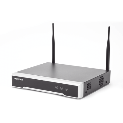 NVR 4 Megapixel / 4 canales IP / 1 Bahía de Disco Duro / 2 Antenas Wi-Fi / Salida de Vídeo Full HD - Kompletum