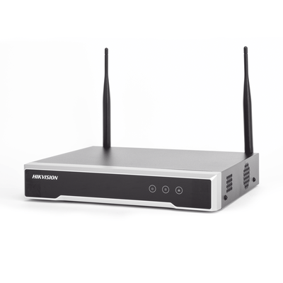 NVR 4 Megapixel / 8 canales IP / 1 Bahía de Disco Duro / 2 Antenas Wi-Fi / Salida de Vídeo Full HD - Kompletum