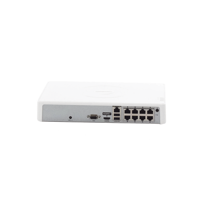 NVR 4 Megapixel (Compatible con Cámaras ACUSENSE) / 8 canales IP / 8 Puertos PoE /1 Bahía de Disco Duro / Salida de Vídeo Full HD - Kompletum
