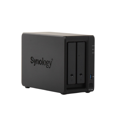 Servidor NAS de 2 Bahías (Expandible a 7 Bahías) / Hasta 126 TB / Servicio Nube Gratis (P2P) / Administración Remota y Respaldo Programado - Kompletum