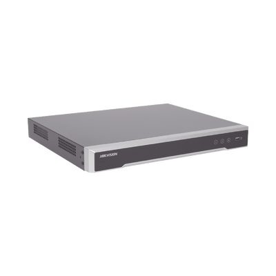 NVR 12 Megapixel (4K) / 8 canales IP / 8 Puertos PoE+ / Soporta Cámaras con AcuSense / 2 Bahías de Disco Duro / Switch PoE 300 mts / HDMI en 4K / Soporta POS / ACUSENSE (Evita Falsas Alarmas) - Kompletum