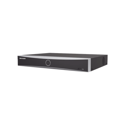 NVR 12 Megapíxel (4K) / 8 canales IP / AcuSense (Evita Falsas Alarmas)  / Reconocimiento Facial / 1 Bahía de Disco Duro / HDMI en 4K / Sin Puertos PoE - Kompletum