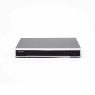 NVR 8 Megapixel (4K) / 16 canales IP / Soporta Cámaras con AcuSense / 2 Bahías de Disco Duro / HDMI en 4K / Sin Puertos PoE+ / Alarmas I/O - Kompletum
