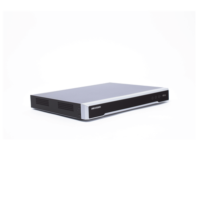 NVR 8 Megapixel (4K) / 16 canales IP / Soporta Cámaras con AcuSense / 2 Bahías de Disco Duro / HDMI en 4K / Sin Puertos PoE+ / Alarmas I/O - Kompletum