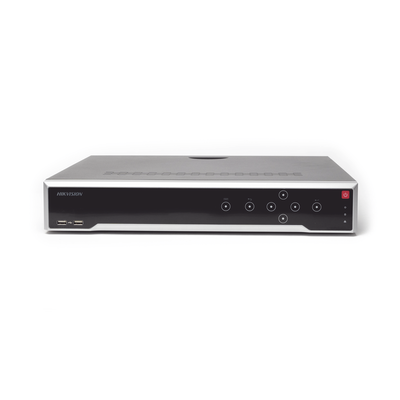 NVR 8 Megapixel (4K) / 16 canales IP /16 Puertos PoE+ / Soporta Cámaras con AcuSense / 4 Bahías de Disco Duro / Switch PoE 300 mts / HDMI en 4K - Kompletum